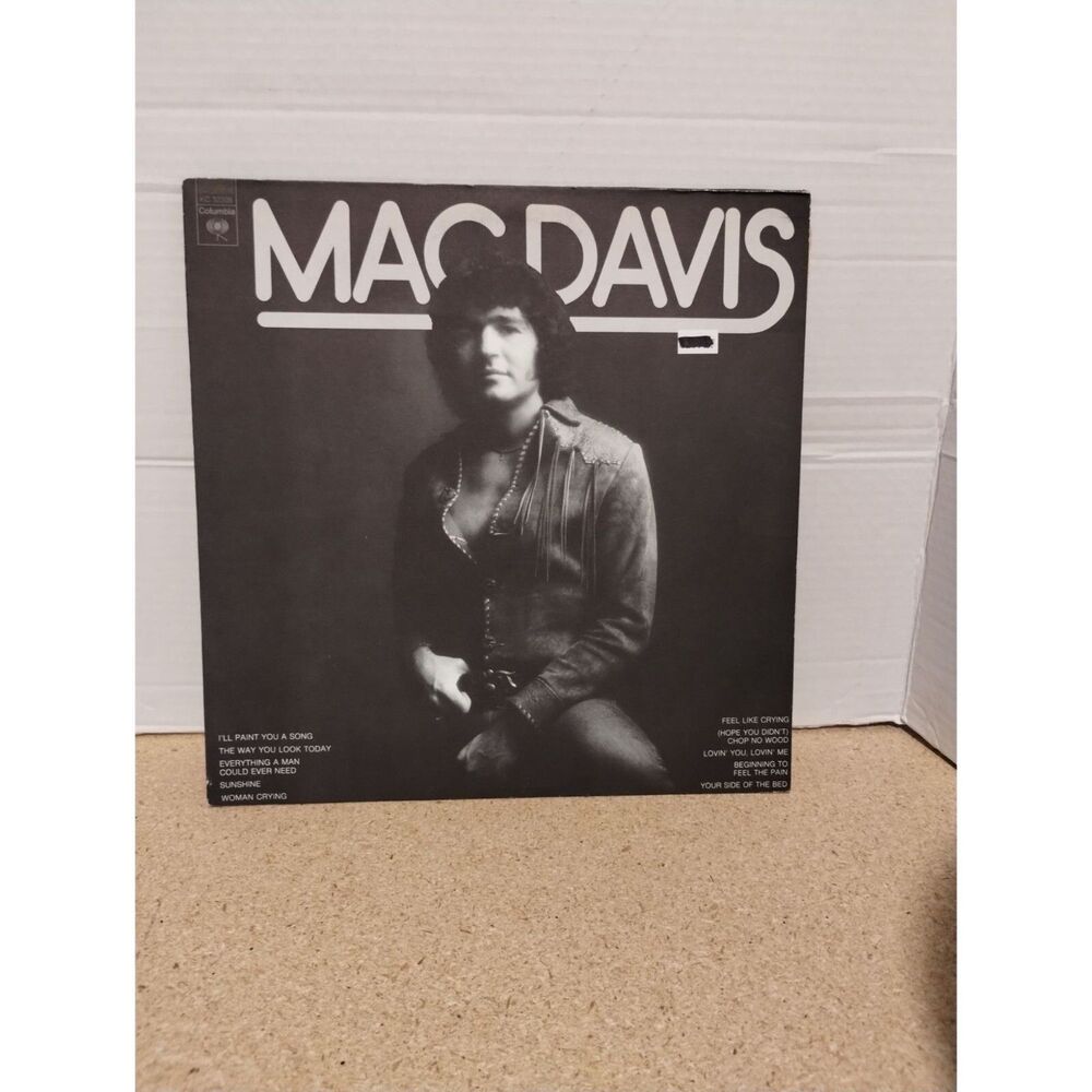 Mac Davis Lovin You Lovin Me KC 32206 vinyl